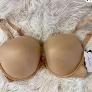 Calvin Klein Beige Underwire Bra